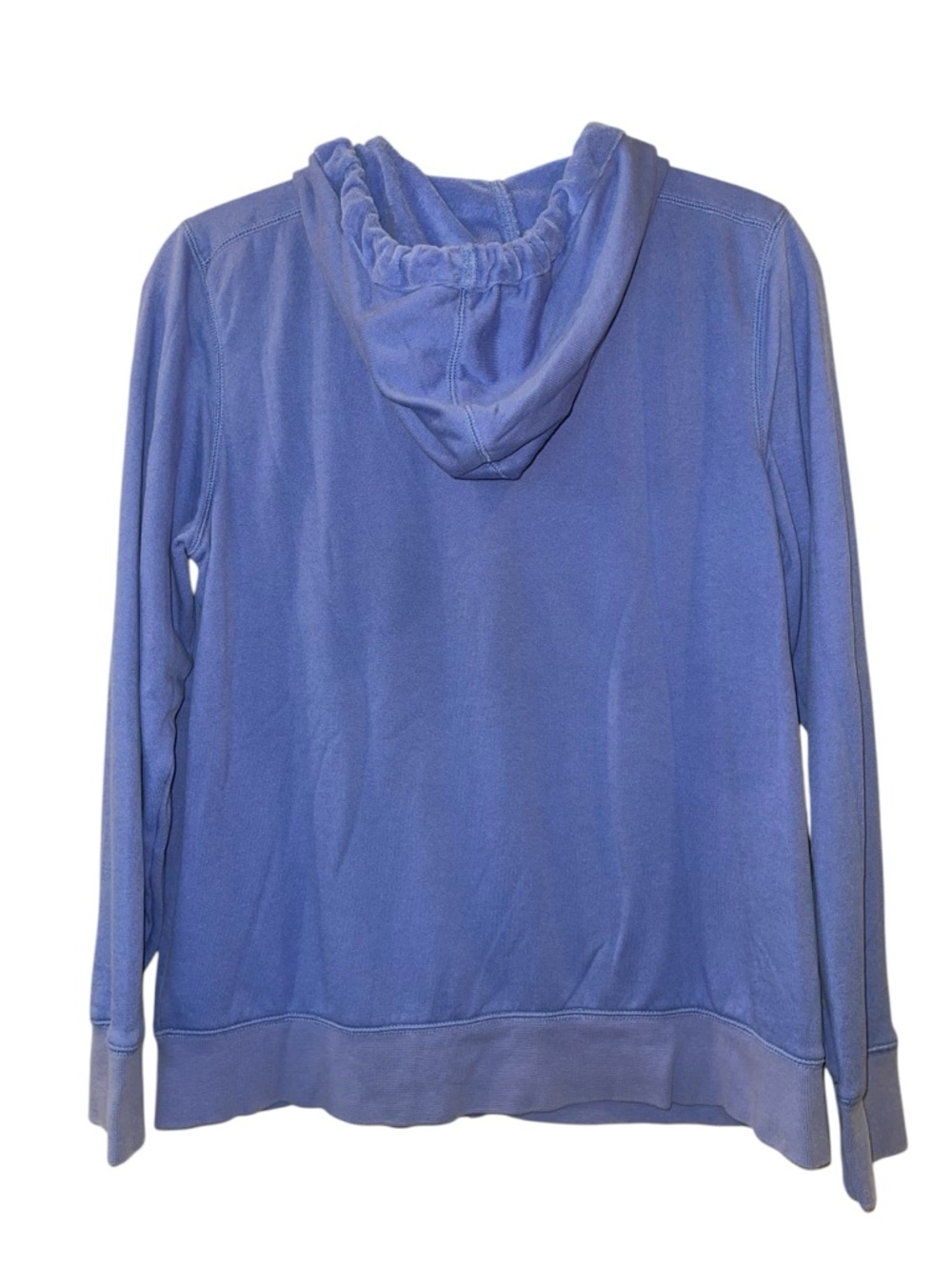 LL Bean Women’s Blue Full Zip Lightweight Hoodie Sweatshirt Size: Medium - Picture 3 of 4